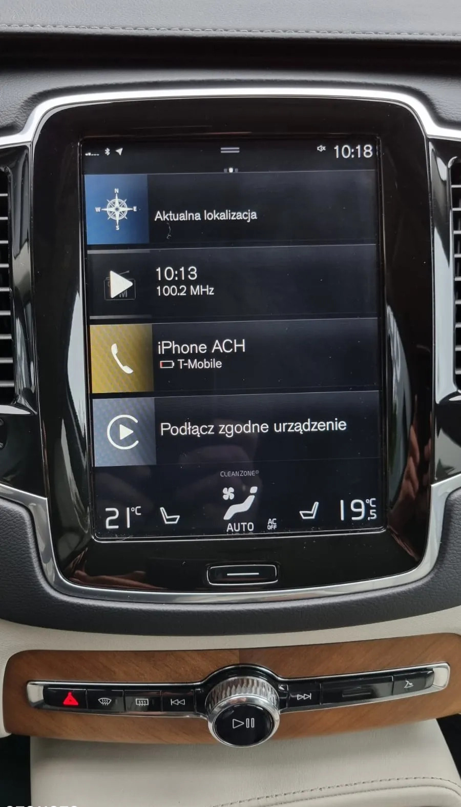 Volvo XC 90 cena 188190 przebieg: 105000, rok produkcji 2019 z Wrocław małe 191